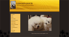 Desktop Screenshot of lepompadourkennels.com